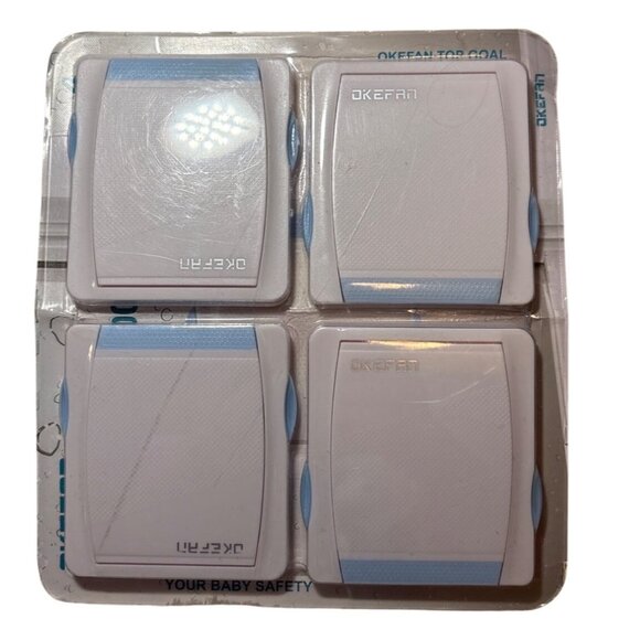 OkeFan Sliding Glass Door or Sliding Windows Child Lock Set Of 4 Baby Safety - Picture 1 of 4